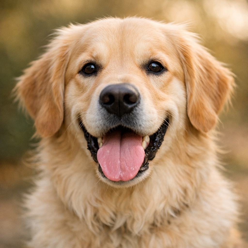 Golden retriever portrait