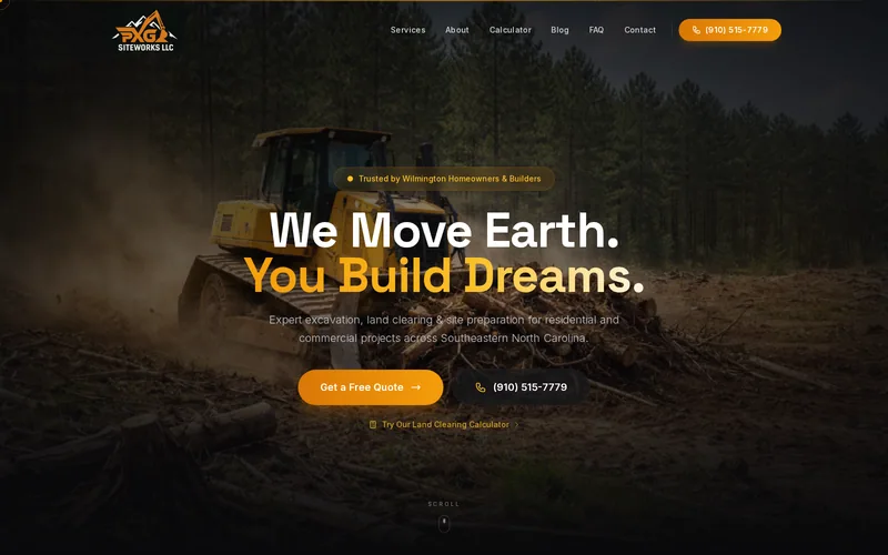 PXG Site Works